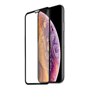 For iPhone XR 5D Round Edge Full Edge To Edge Tempered Glass