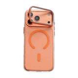 YOUXIU Magnetic TPU+PC Phone Case with Hidden Foldable Stand Shockproof Protective Cover for iPhone 17 Pro
