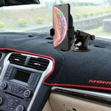 Fast Wireless Car Charger Mount Kit, One Touch Automatic Clamping Qi Cell Phone 10W Power Charging Air Vent Dashboard Holder