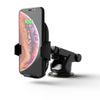 Fast Wireless Car Charger Mount Kit, One Touch Automatic Clamping Qi Cell Phone 10W Power Charging Air Vent Dashboard Holder