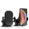 Fast Wireless Car Charger Mount Kit, One Touch Automatic Clamping Qi Cell Phone 10W Power Charging Air Vent Dashboard Holder