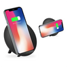 Sport Stereo Fast Charging Wireless Charger Pad Qi Standard Wireless Charger Stand - Black