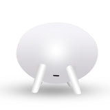 Salable Round Qi Wireless Charger Stand Fast Wireless Charging Holder - White