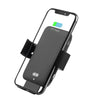 Voice Control Car Wireless Charger & Infrared Sensor Wireless Car Charging Mount Phone Holder
