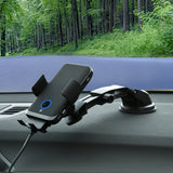 New Car Wireless Charger Automatic Infrared Sensor Voice Control Car Wireless Charger for Samsung S10
