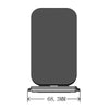 Portable Mobile Phone Wireless Charger Holder 10W Fast Wireless Phone Charger Stand